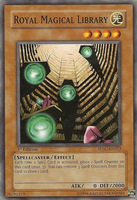 yugioh spell counter cards Royal Magical Library [SDSC-EN013] Common