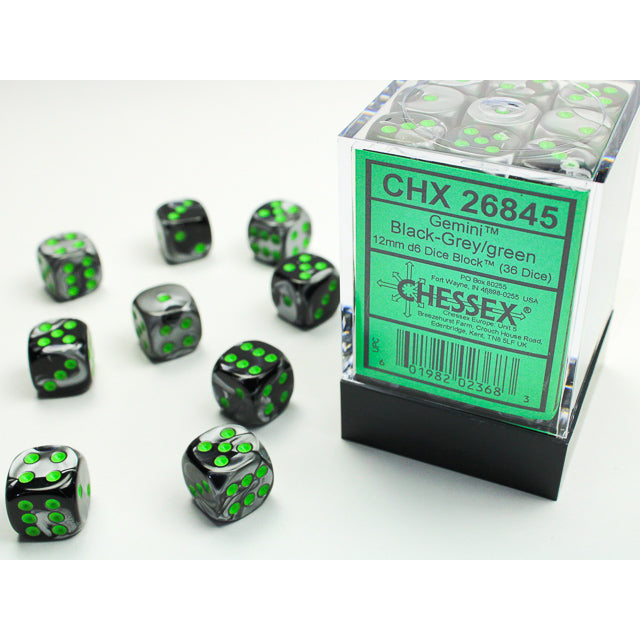 Chessex D6 Dice Set - 12mm (36 Dice)