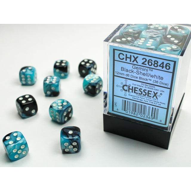 Chessex D6 Dice Set - 12mm (36 Dice)