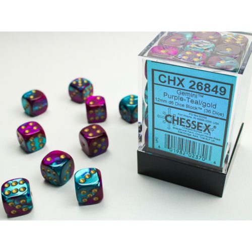 Chessex D6 Dice Set - 12mm (36 Dice)