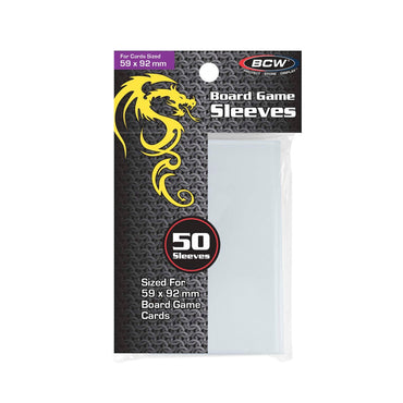 BCW Board Game Sleeves Standard European (59mm x 92mm)
