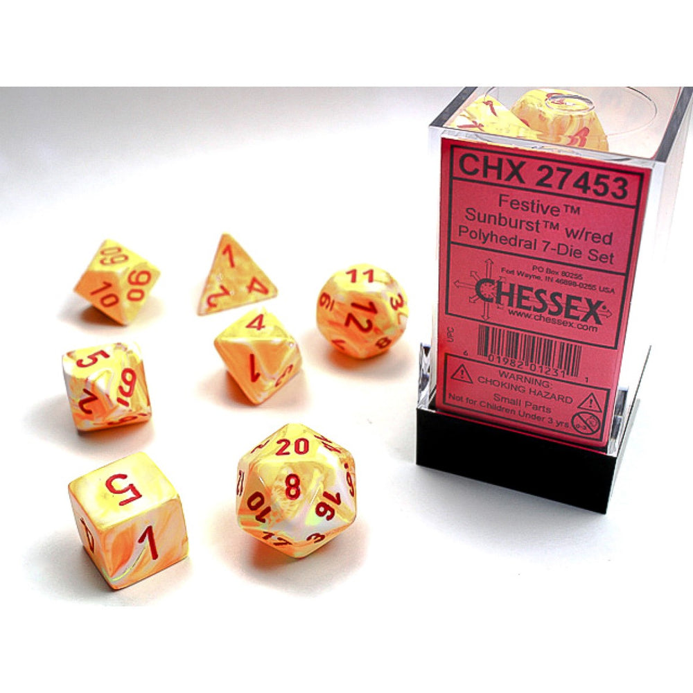 Chessex Dice Set - Polyhedral 7-Die Set