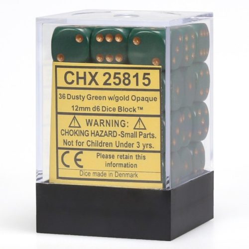 Chessex D6 Dice Set - 12mm (36 Dice)