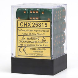Chessex D6 Dice Set - 12mm (36 Dice)