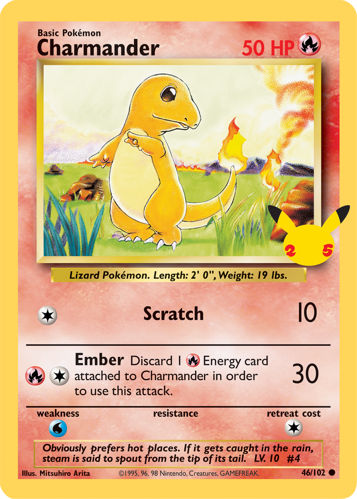 46 102 pokemon card POKMON GAME sv7 106/102 AR Raboot Authentic Pokemon Pokemon Base Set common card featuring Charmander (#93) Charmander Pokemon Card 46/102 Original