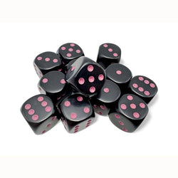 Chessex D6 Dice Set - 16mm (12 Dice)