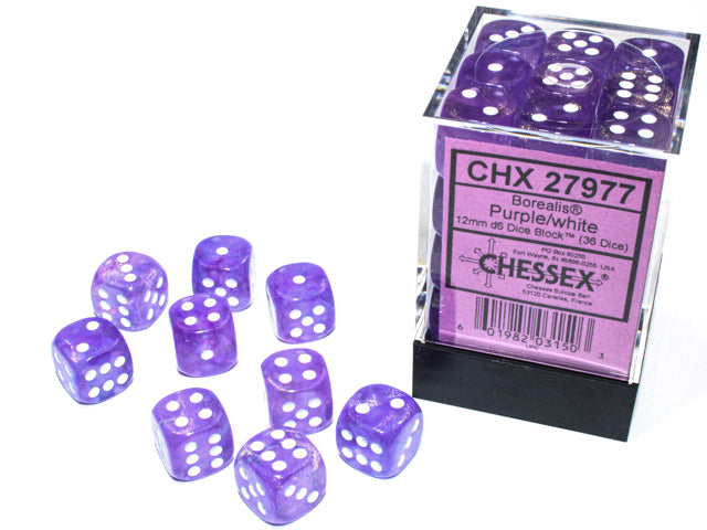 Chessex D6 Dice Set - 12mm (36 Dice)