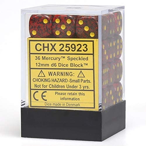 Chessex D6 Dice Set - 12mm (36 Dice)