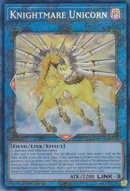 yugioh knightmare cards Knightmare Unicorn [RA01-EN043] Prismatic Collector's Rare