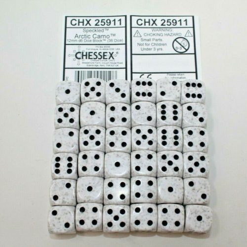 Chessex D6 Dice Set - 12mm (36 Dice)