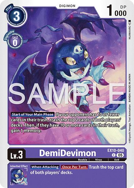 DemiDevimon [EX10-040] [Sinister Order]
