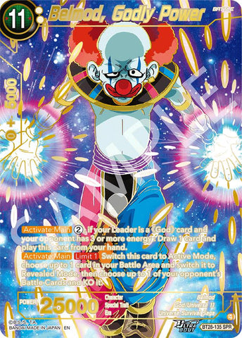 Belmod, Godly Power (SPR) (BT28-135) [Prismatic Clash]