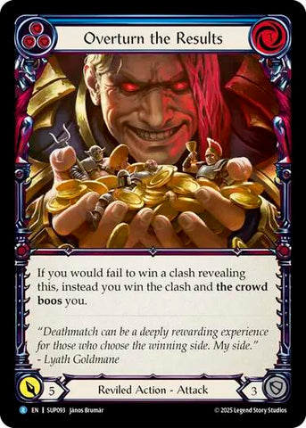 Overturn the Results [SUP093] (Super Slam)  Rainbow Foil
