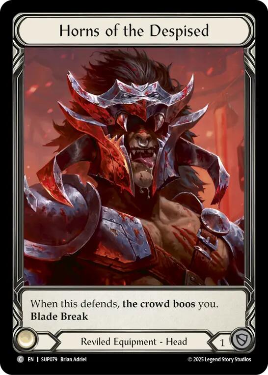 Horns of the Despised (Extended Art Cold Foil) [SUP079] (Super Slam)  Cold Foil