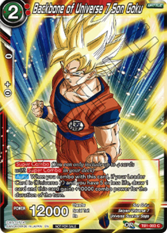 Backbone of Universe 7 Son Goku (Championship 2025 Finals Pack) (TB1-003) [Tournament Promotion Cards]