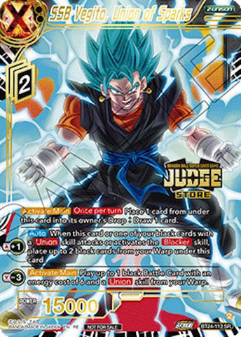 SSB Vegito, Union of Sparks (Judge Pack Vol.18) (Store) (BT24-113) [Judge Promotion Cards]