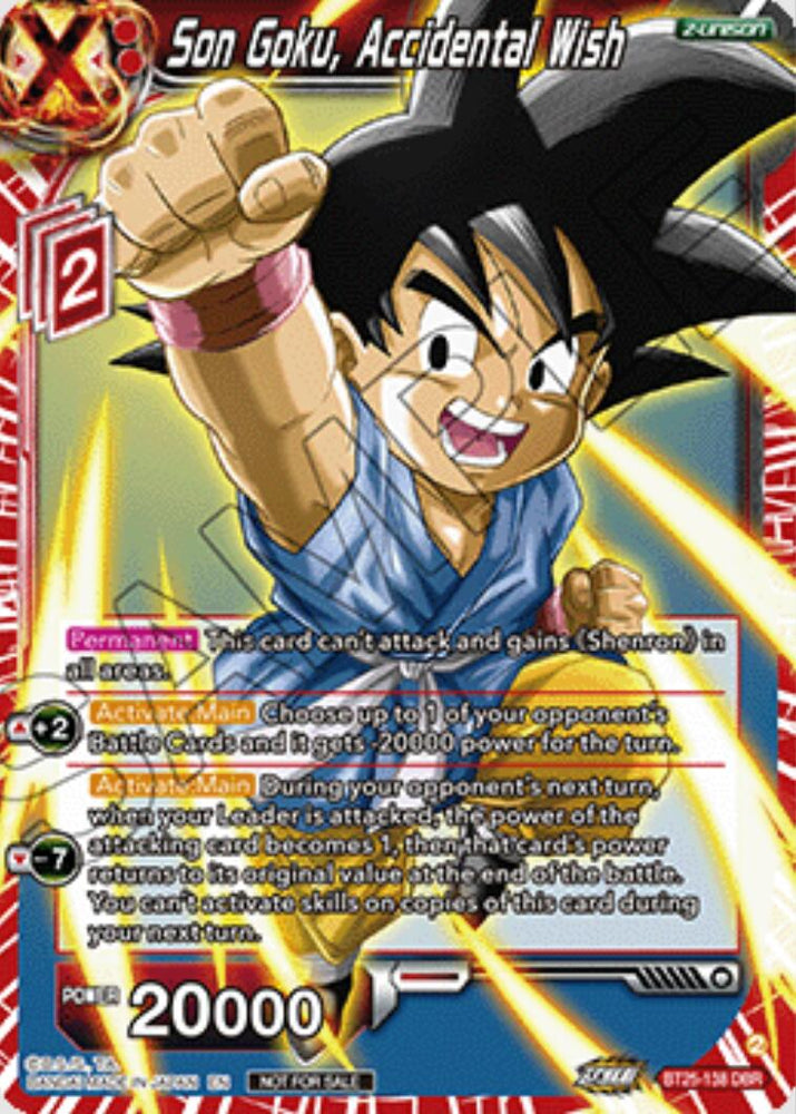 Son Goku, Accidental Wish (Ultra-Bout Series Tournament Pack Vol.1) (BT25-138) [Tournament Promotion Cards]