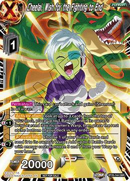 Cheelai, Wish for the Fighting to End (Ultra-Bout Series Tournament Pack Vol.1) (BT25-144) [Tournament Promotion Cards]