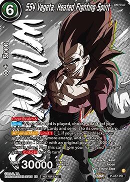 SS4 Vegeta, Heated Fighting Spirit (Ultra-Bout Series Tournament Pack Vol.1) (Winner) (P-457) [Tournament Promotion Cards]