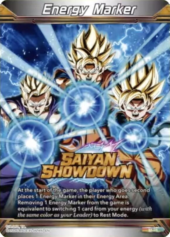 Energy Marker - Saiyan Showdown (M-28) [Fearsome Rivals]