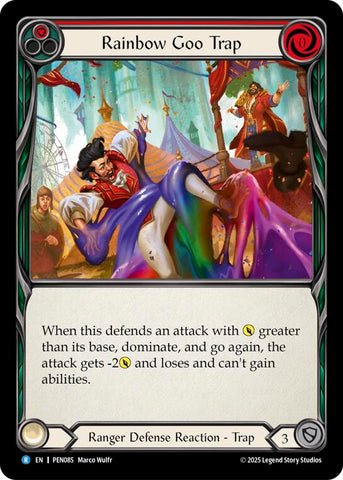 Rainbow Goo Trap (Red) (Regular) [PEN085] (Compendium of Rathe)