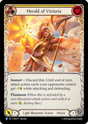 Herald Of Victoria (Yellow) (Regular) [PEN177] (Compendium of Rathe)