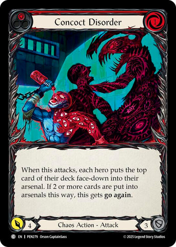 Concoct Disorder (Red) (Regular) [PEN279] (Compendium of Rathe)