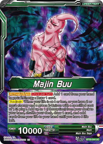 Majin Buu // Majin Buu, Ultimate Majin (BT30-044) [Three Glorious Fighters]