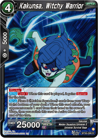 Kakunsa, Witchy Warrior (BT30-099) [Three Glorious Fighters]