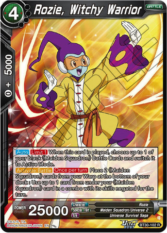 Rozie, Witchy Warrior (BT30-102) [Three Glorious Fighters]