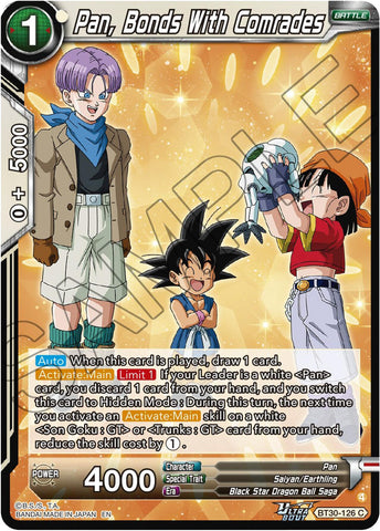 Pan, Bonds With Comrades (BT30-126) [Three Glorious Fighters]
