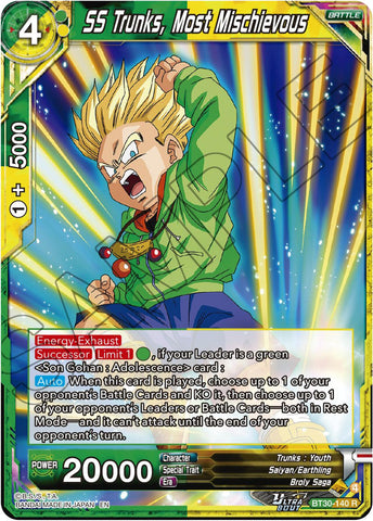 SS Trunks, Most Mischievous (BT30-140) [Three Glorious Fighters]