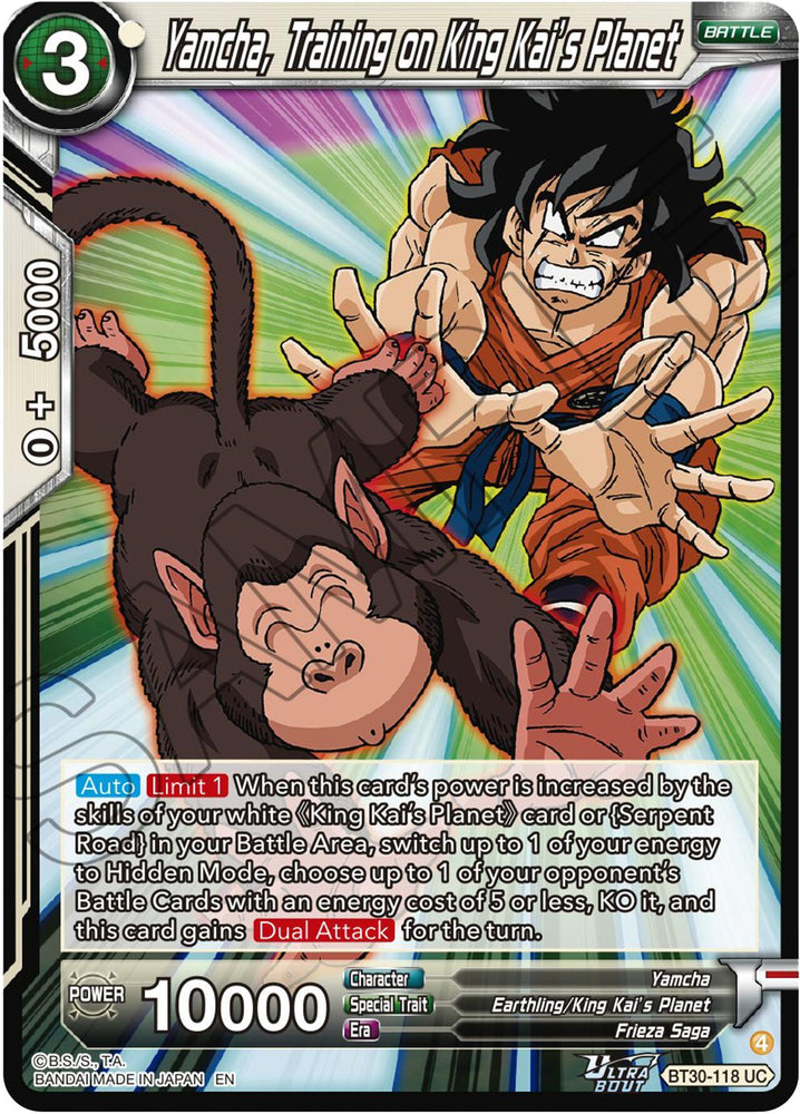 Yamcha, Training on King Kai's Planet (BT30-118) [Three Glorious Fighters]
