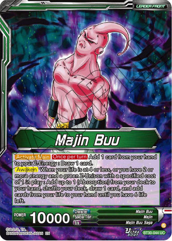 Majin Buu // Majin Buu, Ultimate Majin (SLR) (BT30-044) [Three Glorious Fighters]