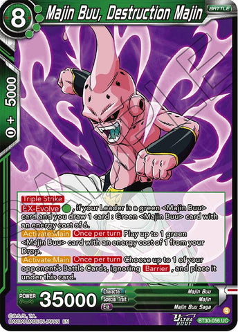 Majin Buu, Destruction Majin (BT30-056) [Three Glorious Fighters]