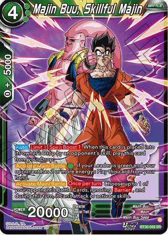 Majin Buu, Skillful Majin (BT30-059) [Three Glorious Fighters]