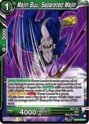Majin Buu, Separated Majin (BT30-063) [Three Glorious Fighters]