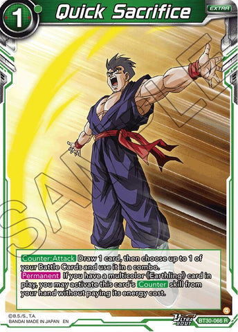 Quick Sacrifice (BT30-066) [Three Glorious Fighters]