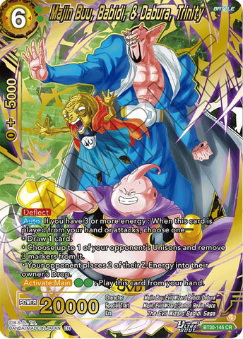 Majin Buu, Babidi, & Dabura, Trinity (BT30-145) [Three Glorious Fighters]