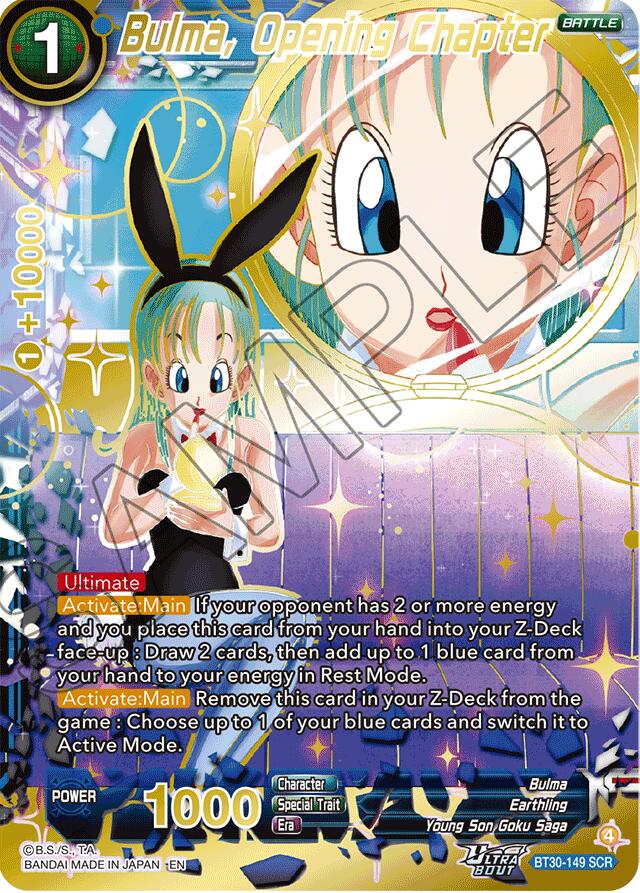 Bulma, Opening Chapter (SCR) (BT30-149) [Three Glorious Fighters]