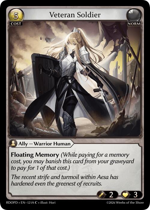 Veteran Soldier (121A) [Radiant Origins: Pantheon]
