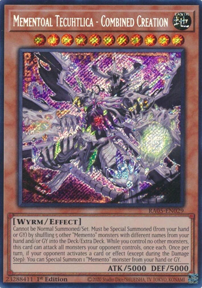 Mementoal Tecuhtlica - Combined Creation (Secret Rare) [RA05-EN029] Secret Rare