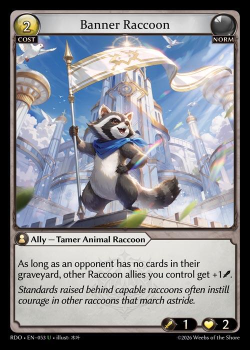 Banner Raccoon (53) [Radiant Origins]