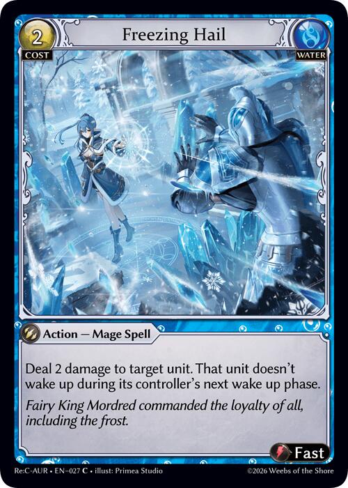 Freezing Hail (27) [Mordred Re: Collection, Aurelian Regent]