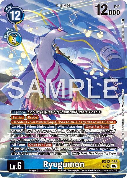 Ryugumon [EX12-036] (Alternate Art) [Digital World Shambala]