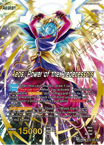 Aeos // Aeos, Power of the Predecessors (SLR) (BT31-086) [Impact Beyond Dimensions]