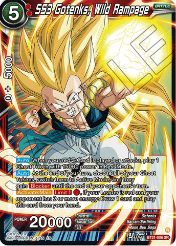 SS3 Gotenks, Wild Rampage (BT31-006) [Impact Beyond Dimensions]
