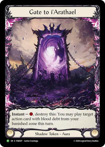 Gate to i'Arathael [FAB507] (Promo)  Rainbow Foil