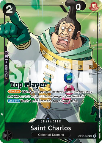 Saint Charlos (CS 26-27 Top Player Pack Vol. 1) [One Piece Promotion Cards]