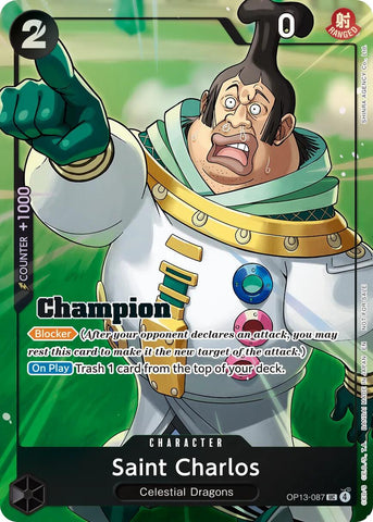 Saint Charlos (Winner Card Set Vol. 1) [One Piece Promotion Cards]